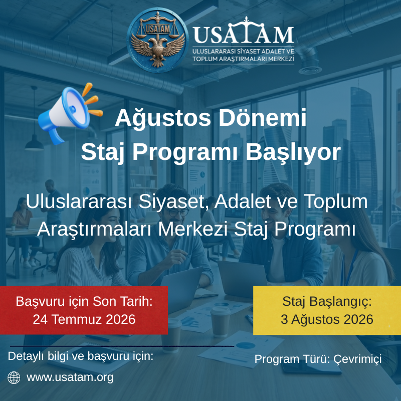USATAM 2026 Yaz Staj Programı Başvuruları Başladı