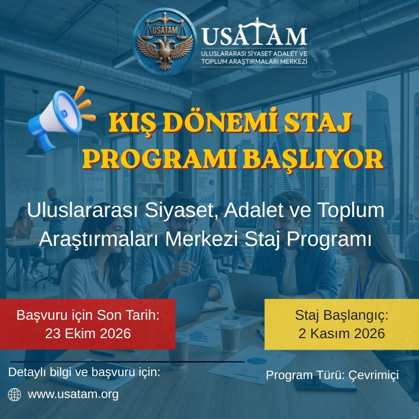 USATAM Staj Programı Duyurusu