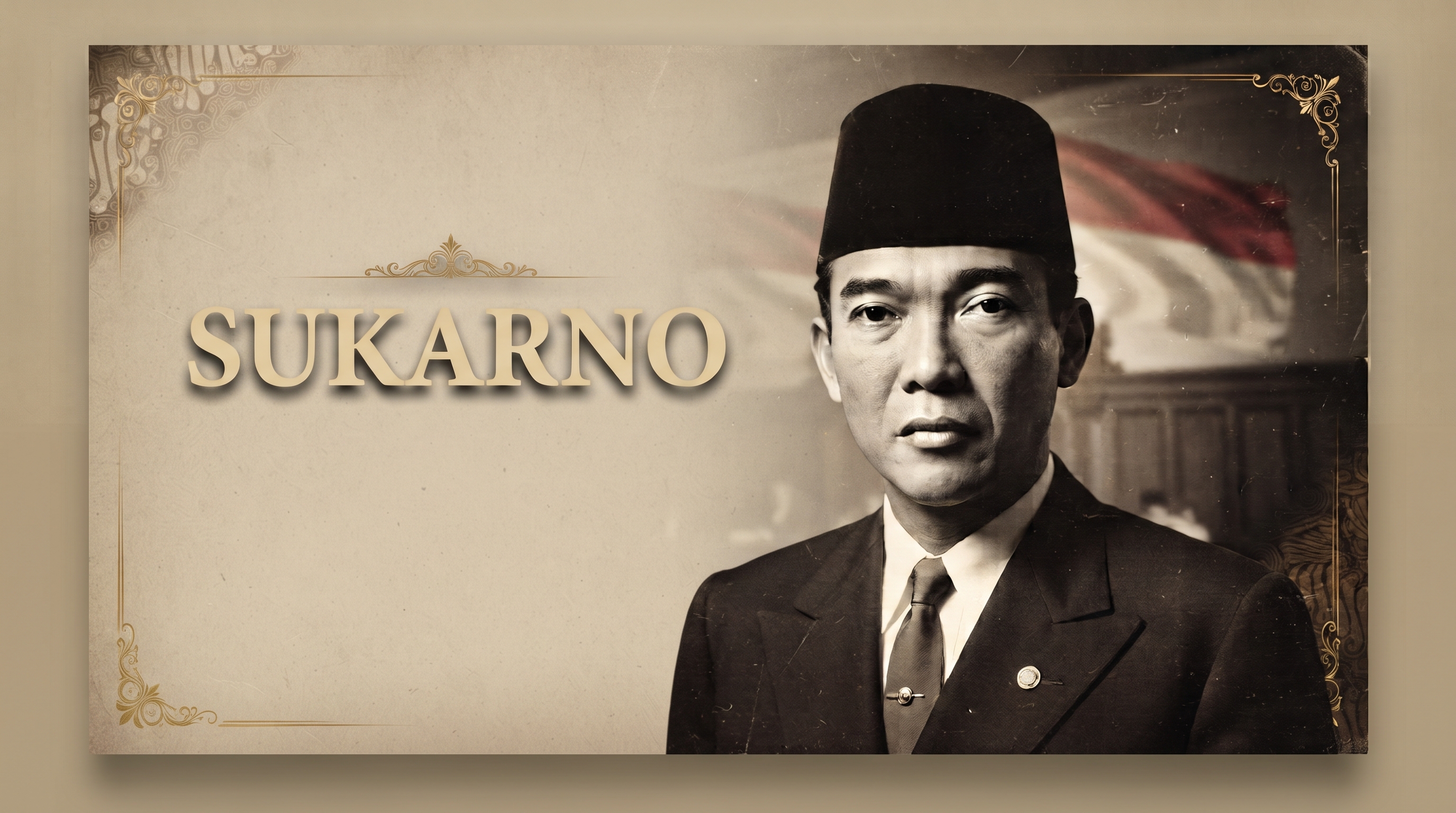 Ulusal Birlik Arayışında Bir Lider: Sukarno